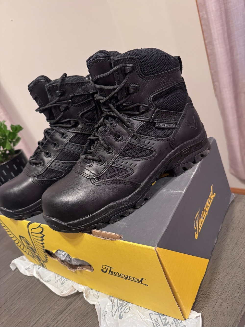 Thorogood Black Tactical Boots